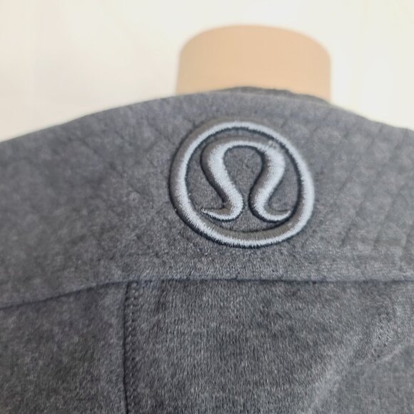 Lululemon Women's Gray Scuba Special Edition Thermal Full Zip Hoodie Size 6 - Picture 5 of 9